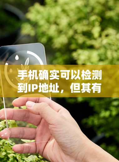 手机确实可以检测到IP地址，但其有效性取决于设备的网络配置和设备类型。以下是对手机IP地址检测功能的详细分析