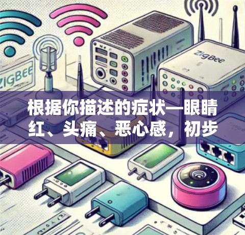 根据你描述的症状—眼睛红、头痛、恶心感，初步分析可能涉及眼睛疲劳、胃部不适或眼药水使用。建议采取以下步骤