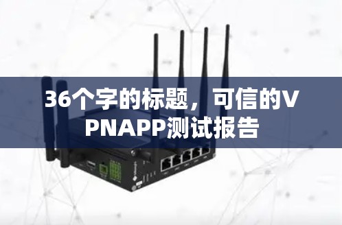 36个字的标题，可信的VPNAPP测试报告