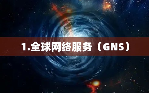 1.全球网络服务（GNS）